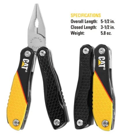 12-in-1 Multi Tool Yellow/Black Handle - Image 3