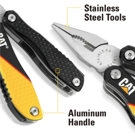 12-in-1 Multi Tool Yellow/Black Handle - Image 4