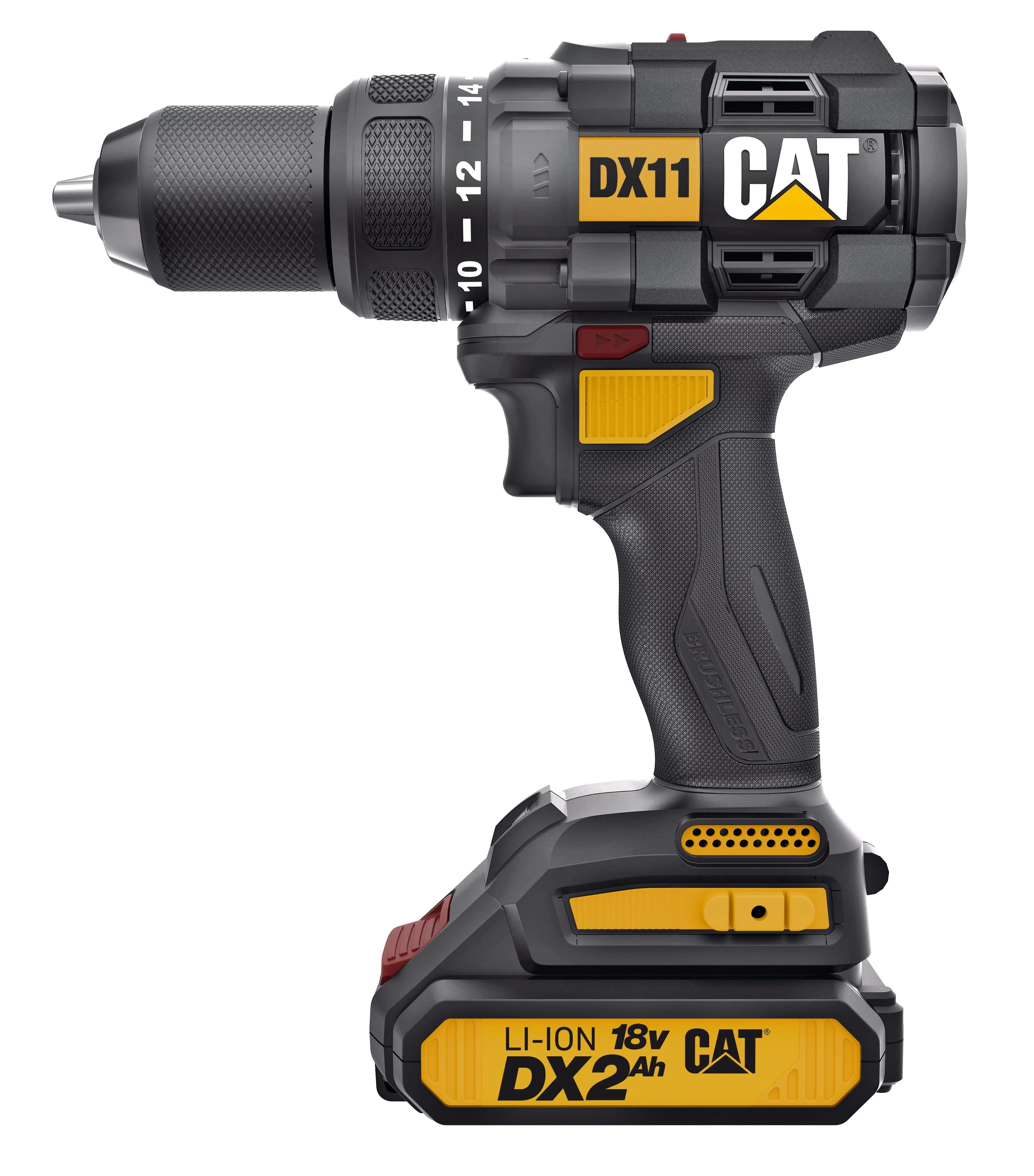 18V Brushless 1/2″ Drill/Driver With Two Batteries - Image 2