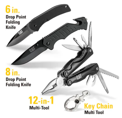 4 Piece Multi-Tool and Folding Pocket Knife Set - Image 2