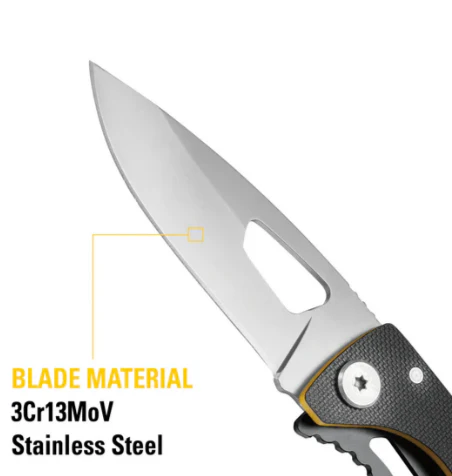 6-1/4" Folding Skeleton Knife with Bottle Opener and Polished Blade - Image 4