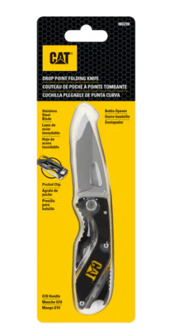 6-1/4" Folding Skeleton Knife with Bottle Opener and Polished Blade - Image 6