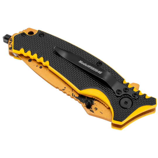 8 Inch Drop Point Folding Knife - Image 2