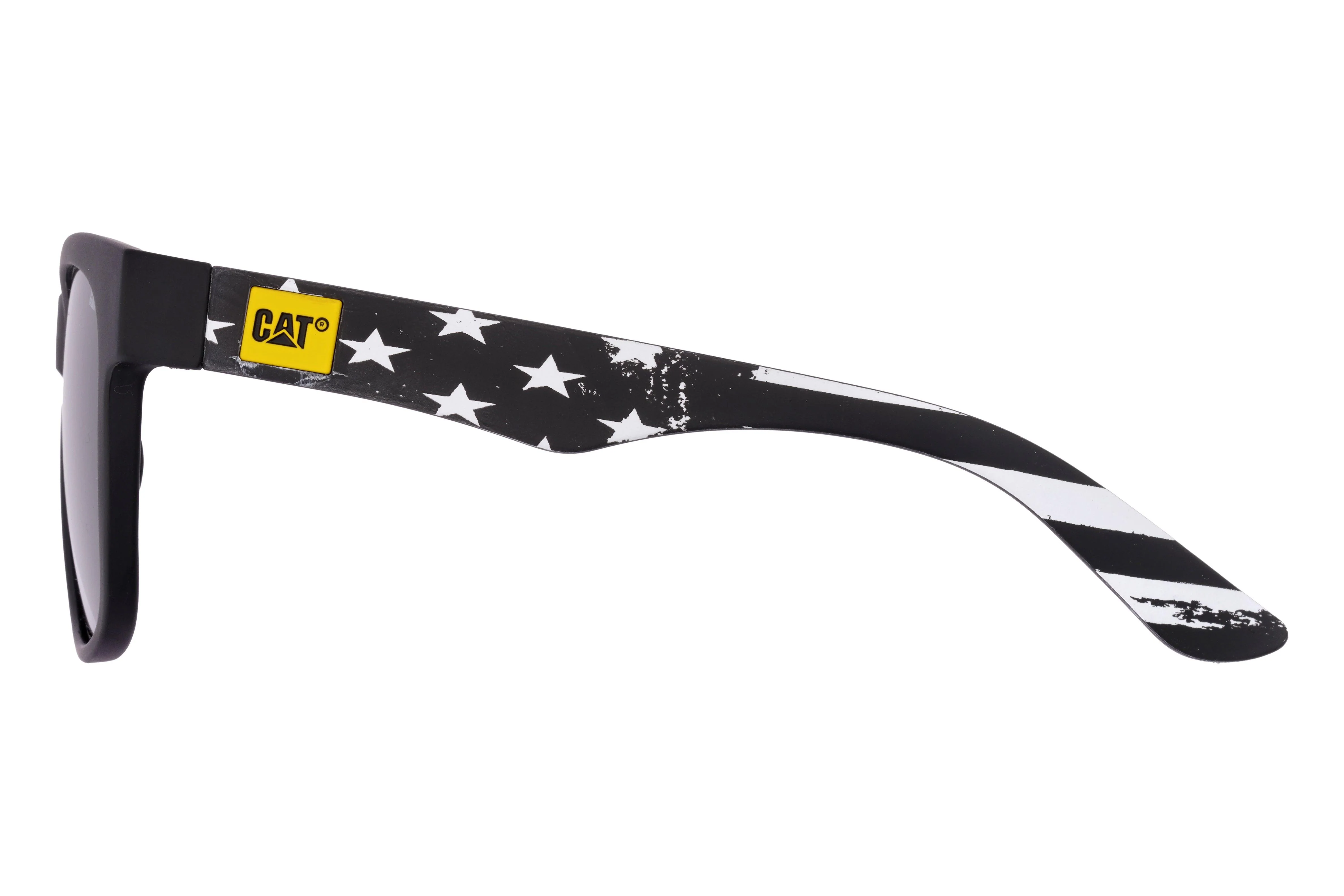 Americana Sunglasses Matte Black w/Silver Flash Lens - Image 3