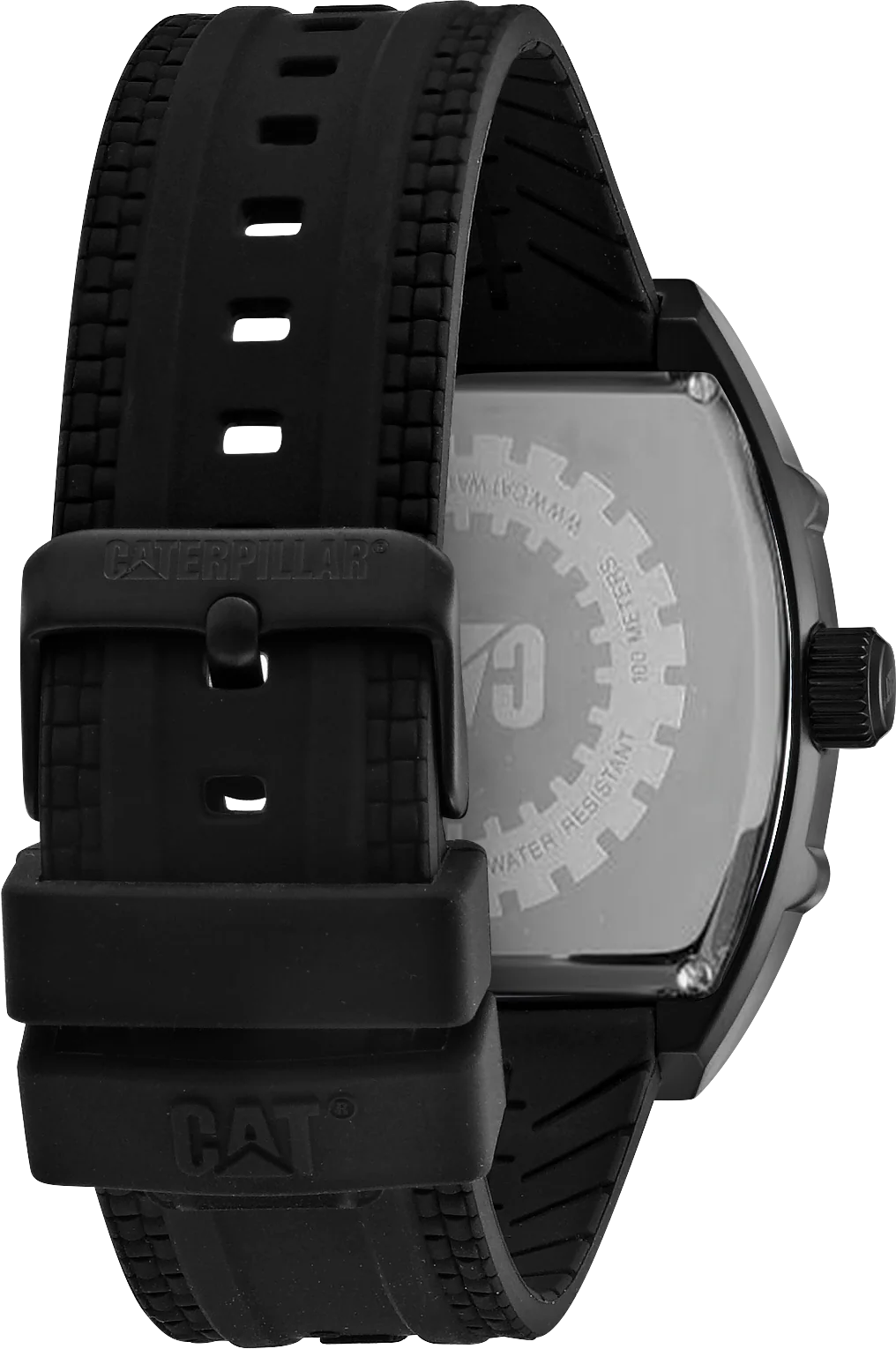Barrell Watch Black/Yellow Dial w/Black Silicone Strap - Image 3