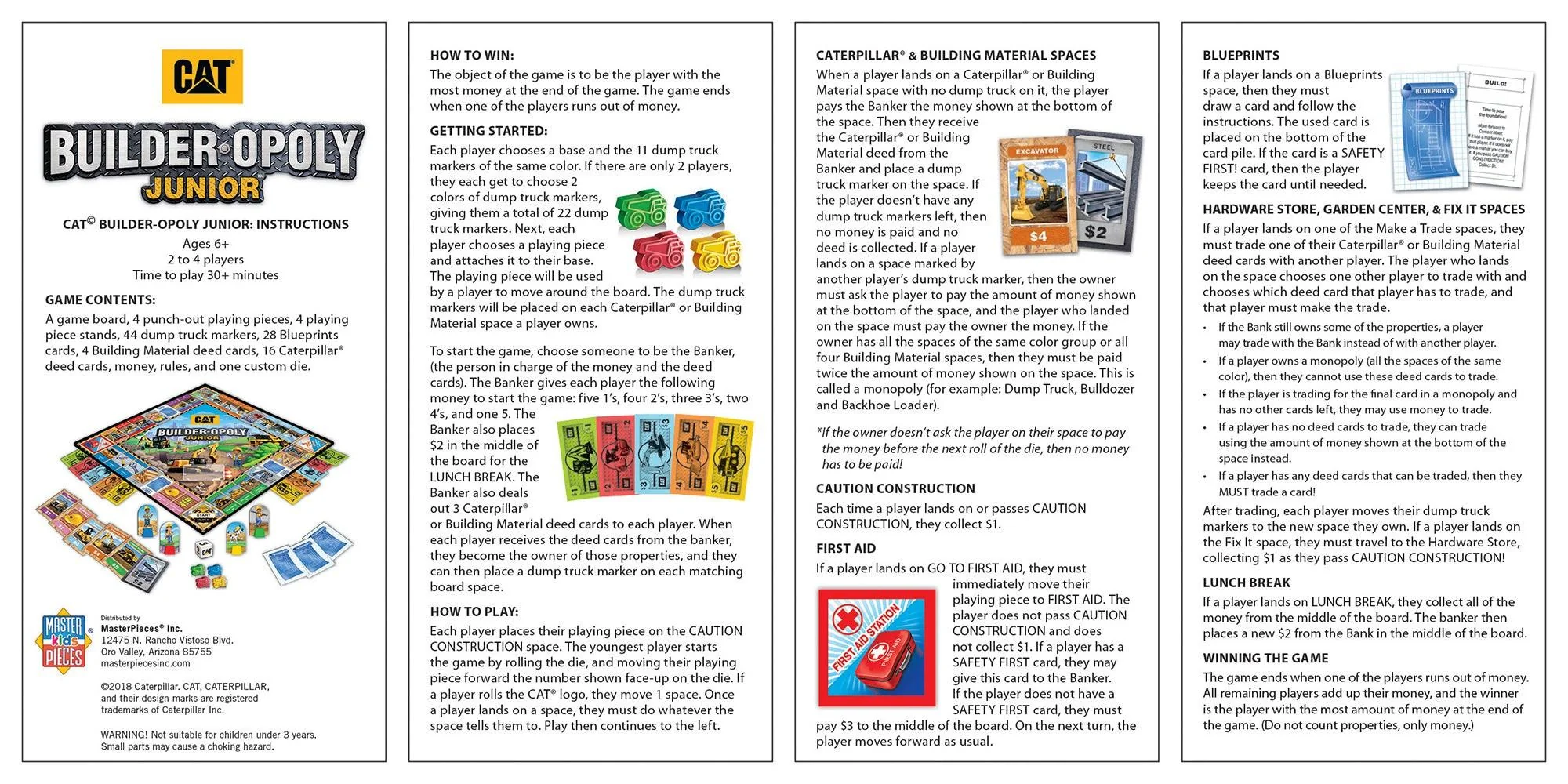 Caterpillar Builder Opoly Junior - Image 4