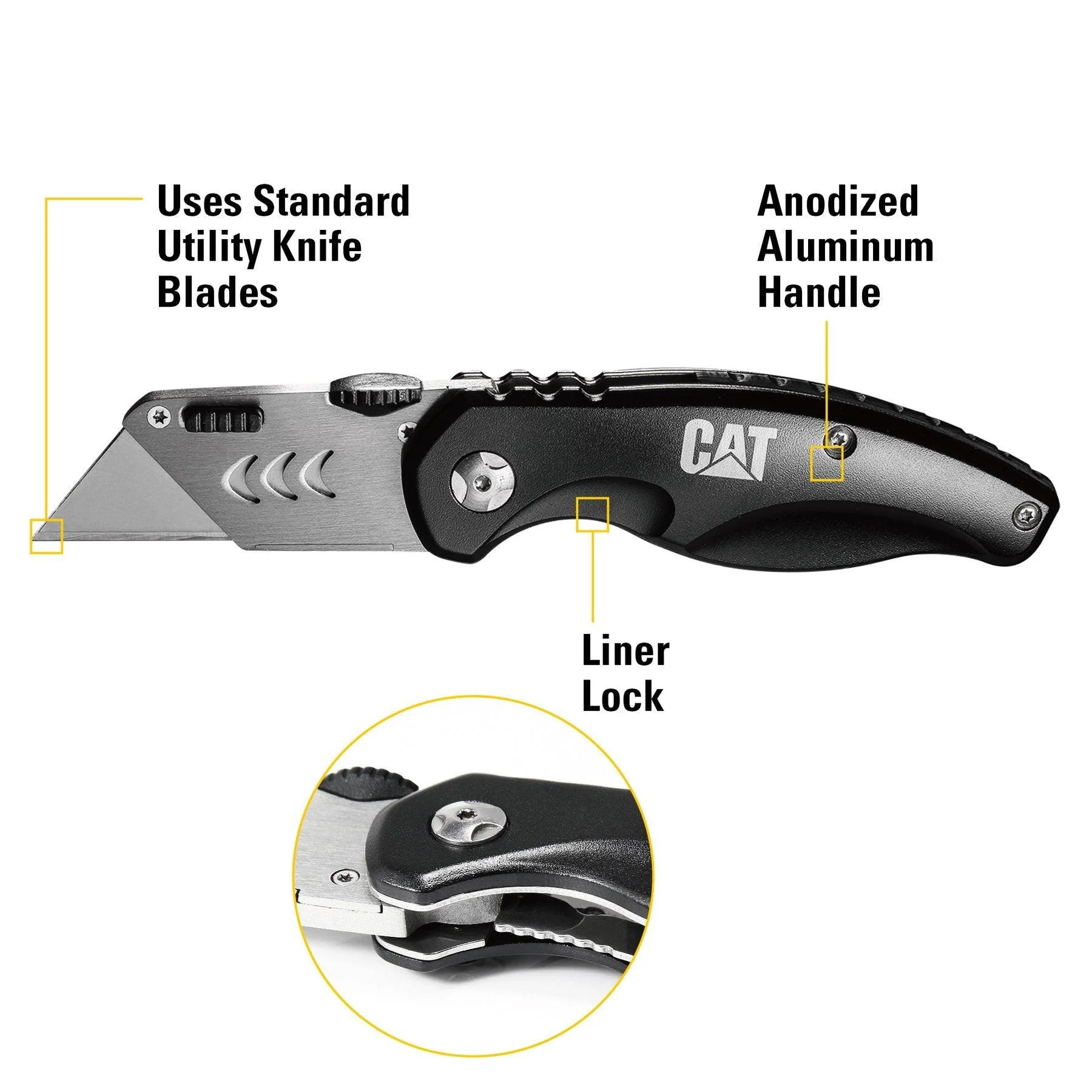 6-3/8 Inch Folding Utility Knife - Image 2