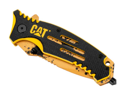 8 Inch Folding Pocket Knife with Glass Break Gift Box - Image 9