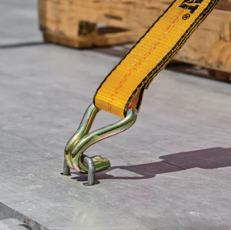 Heavy Duty Ratchet Tie Down with Double J-Hook - 27 Feet x 2 Inches - Image 3