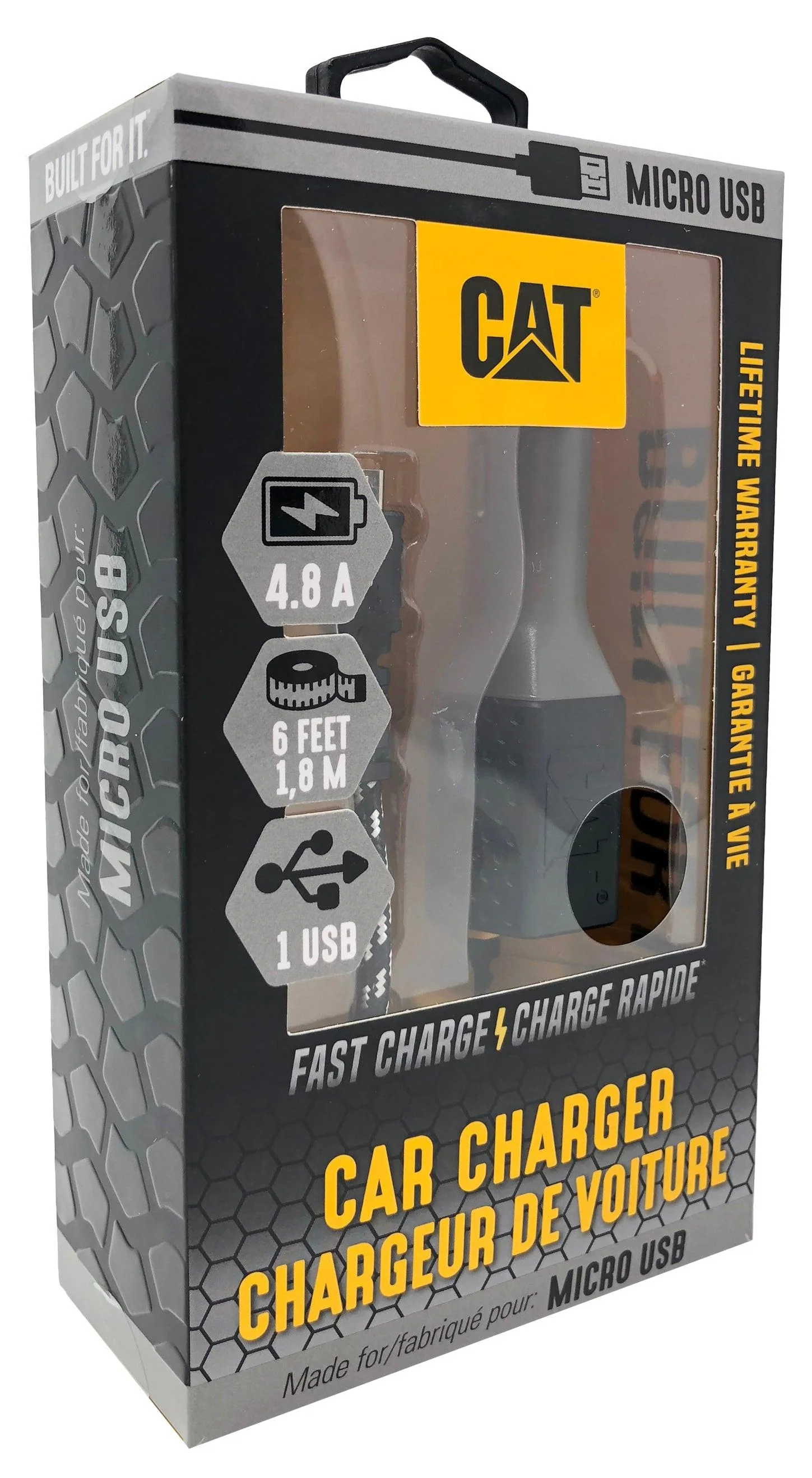 Micro 1 USB Port Vehicle Charger - Image 4
