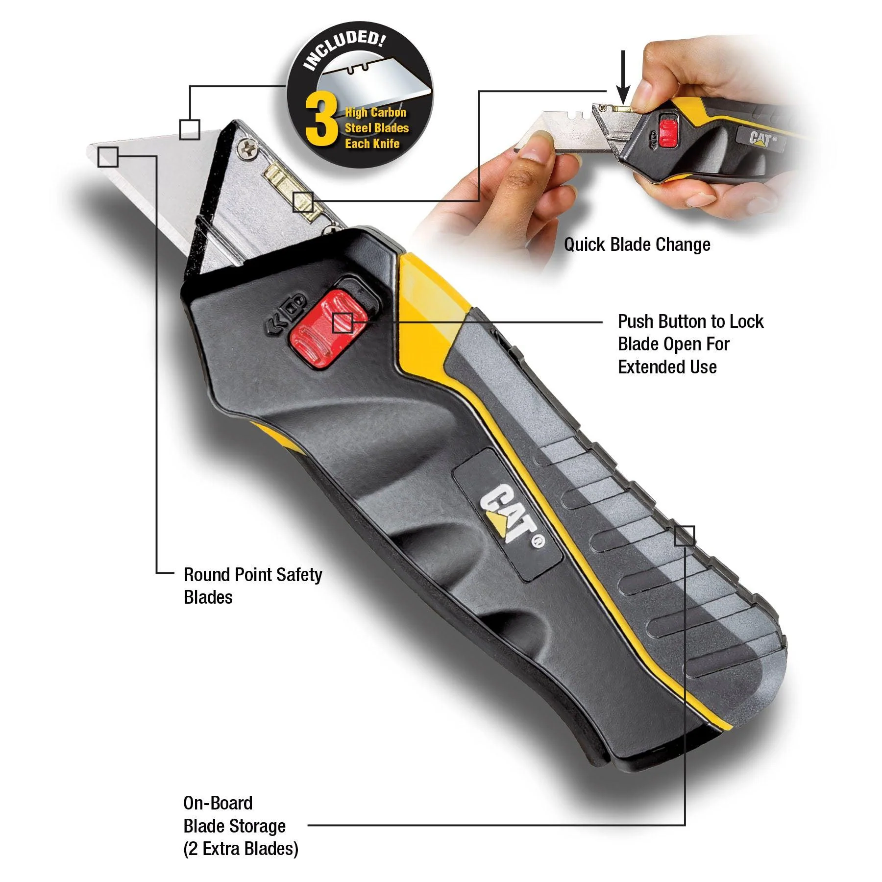 Safety Squeeze Utility Knife - Image 4