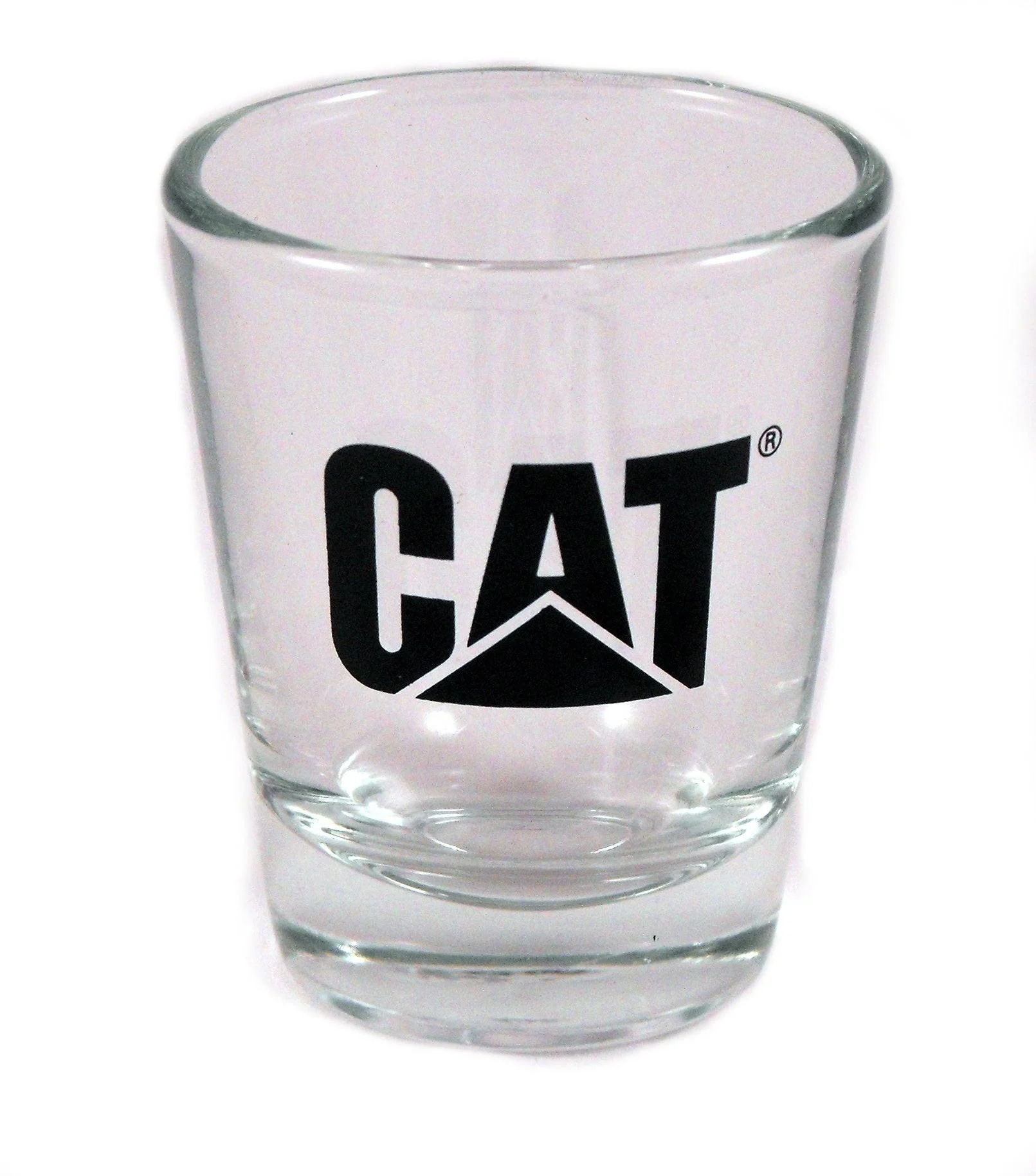 Shot Glass Clear w/ Blk Logo