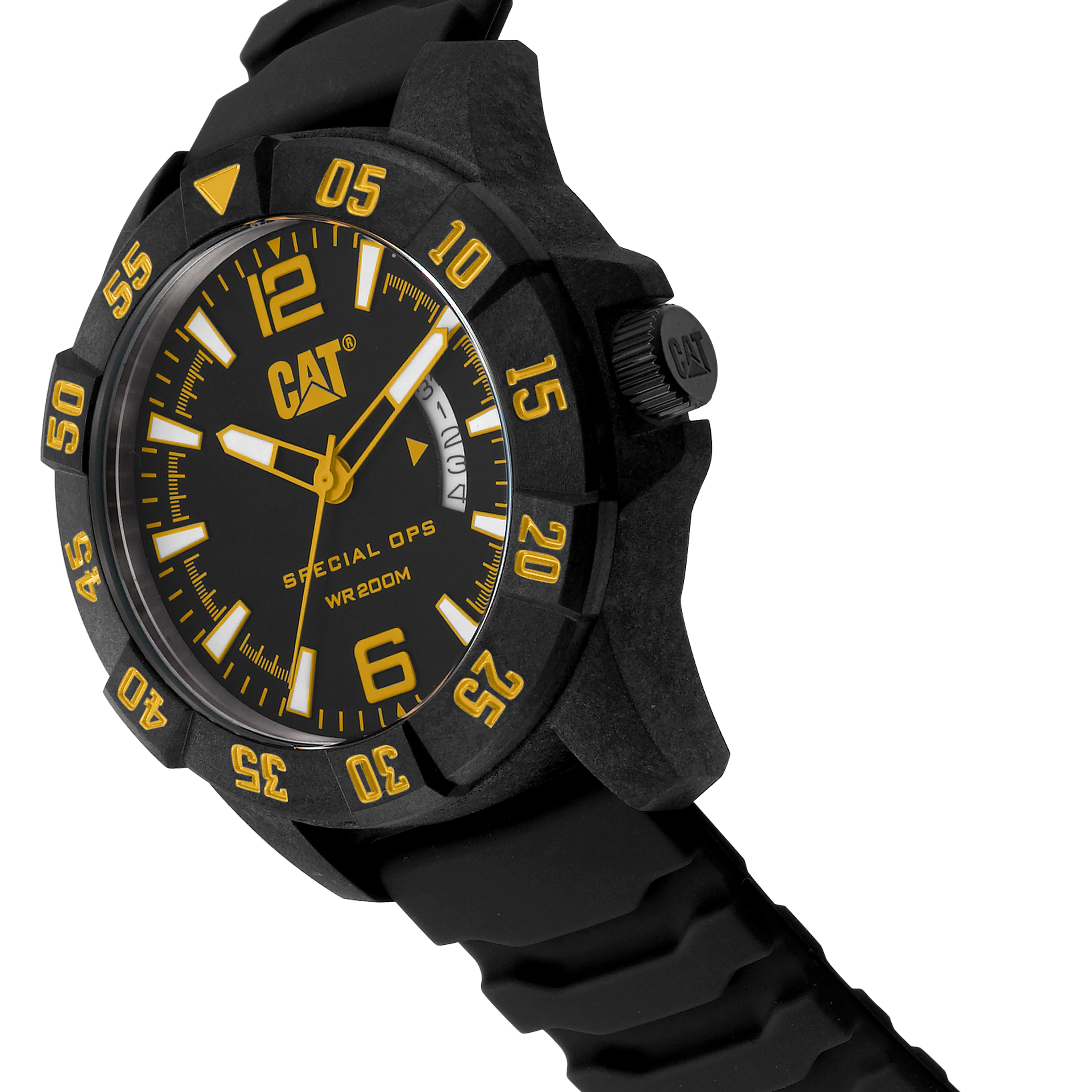 Special OPS 4 Watch Black Dial w/Silicone Strap - Image 2