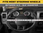 Tire Tread Steering Wheel Cover - Image 3