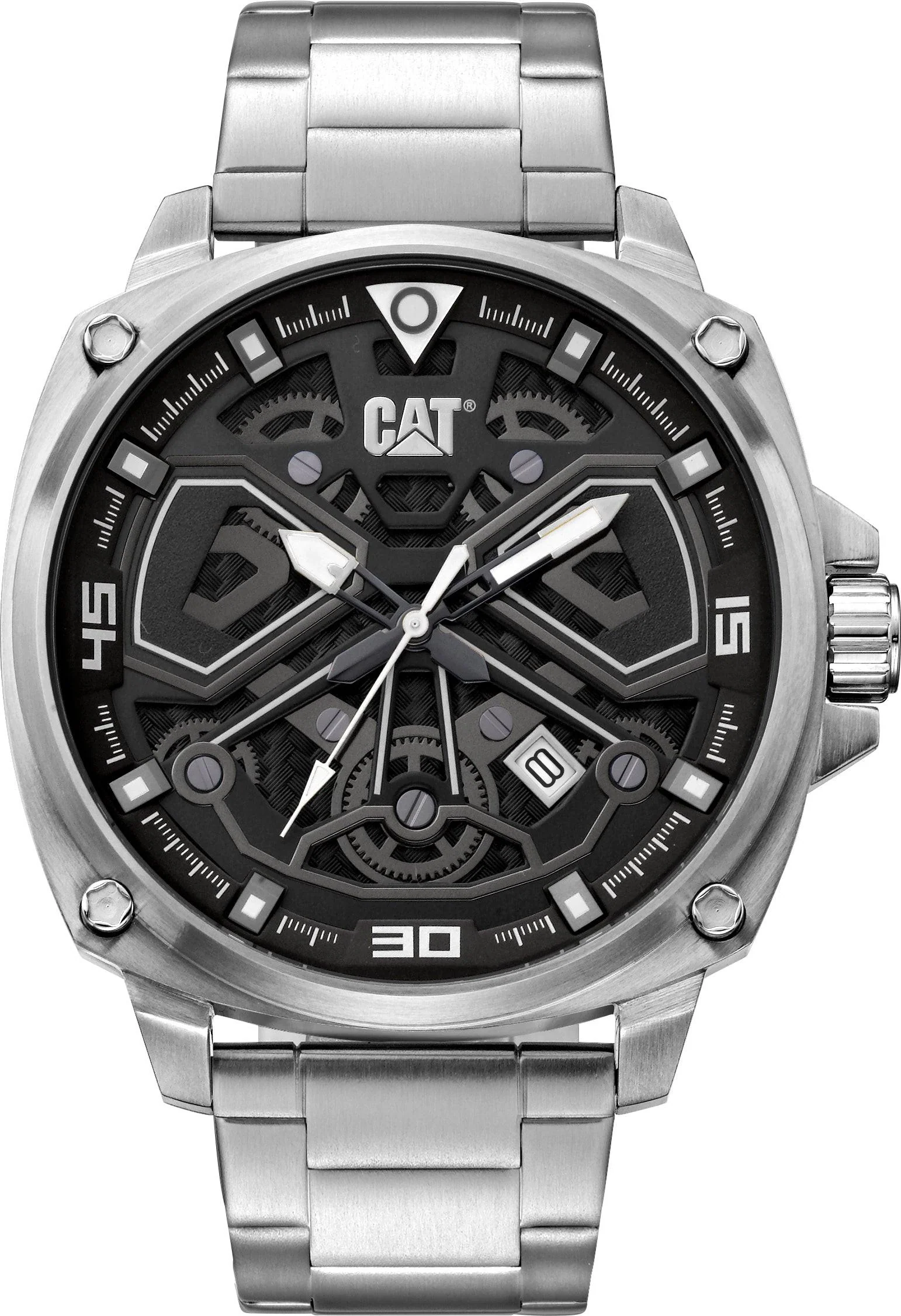 Tokyo Watch Black Dial Stainless Steel w/Stainless Steel Strap