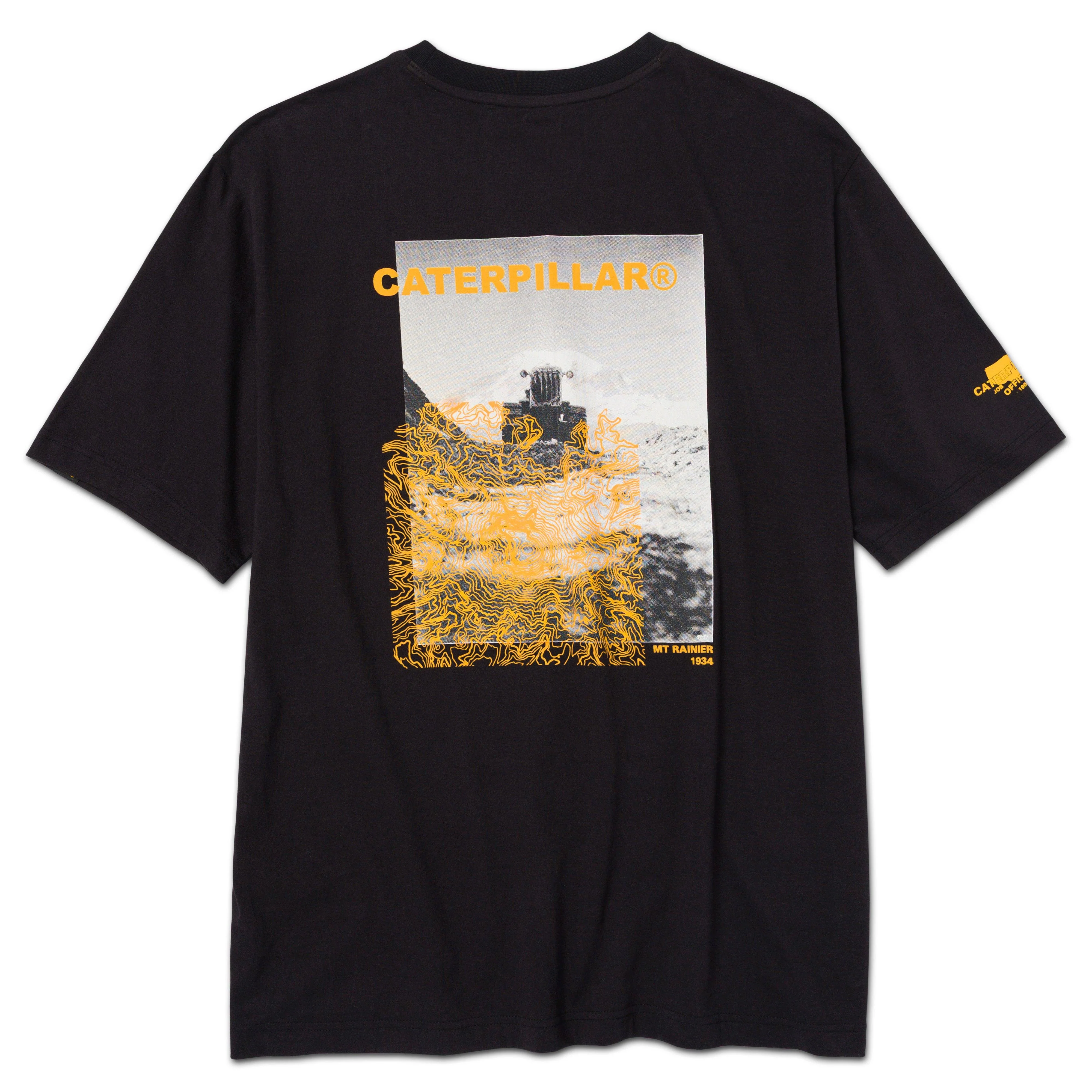 Yellow Topo Graphic Tee - Image 2